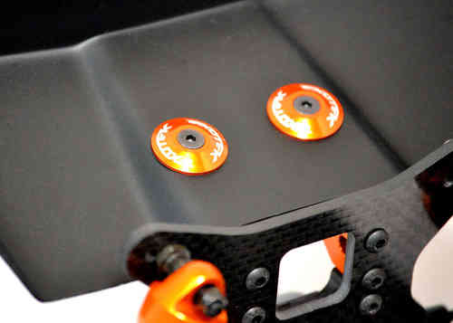 WING BUTTONS, ALLOY (2) ORANGE