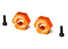XB4 12MM HEX FRONT (2) 5MM WIDE(orange)