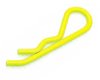 Body Clip 1/8 Fluorescent Yellow (6)