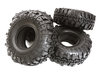 1.9 SIZE ROCK CRAWLER TIRE (4) SET FOR 1/10 SCALE D90, TF2 & SCX-10 O.D.=110MM